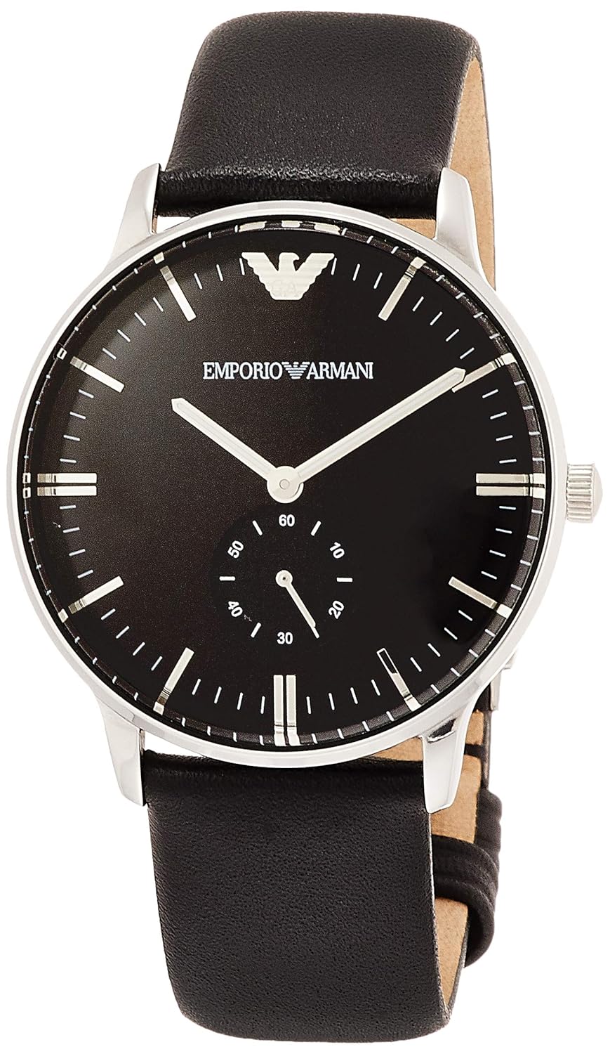 [安普里奥·阿玛尼]emporio armani 手表 black leather strap ar0382